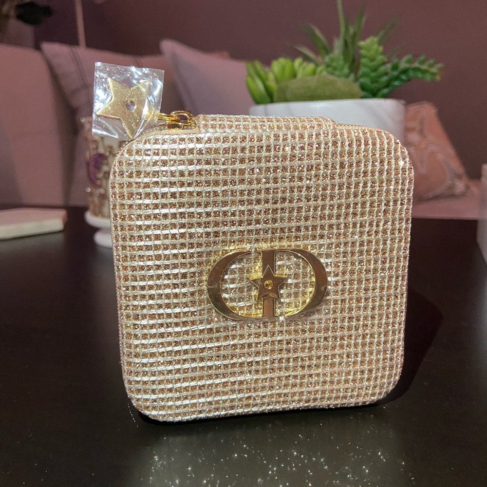 DIOR Beauty Jewelry Case 2025 Holiday Collection Gold NEW! - Picture 3 of 8
